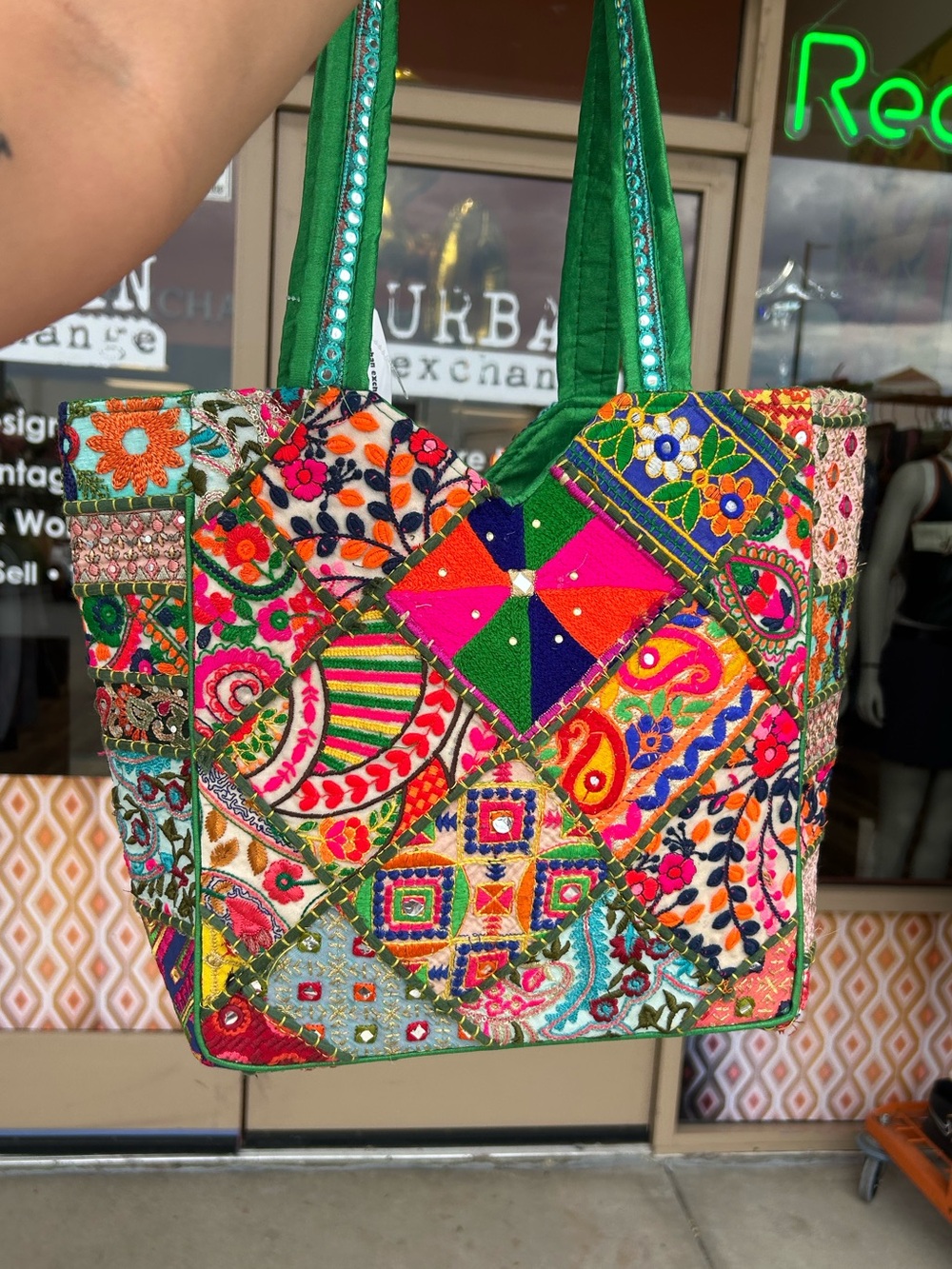 Boho Handmade Tote Bag